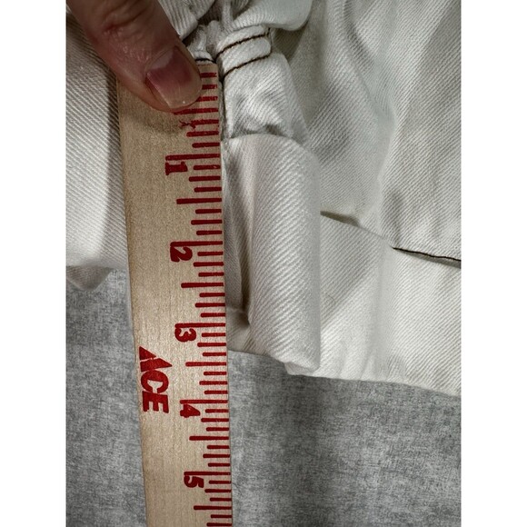 Artist & Art High Elastic Cinch Waisted White Shorts Women’s Size Small Y2K - Picture 7 of 8